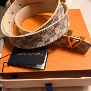 Louis Vuitton Damier Azur Belt